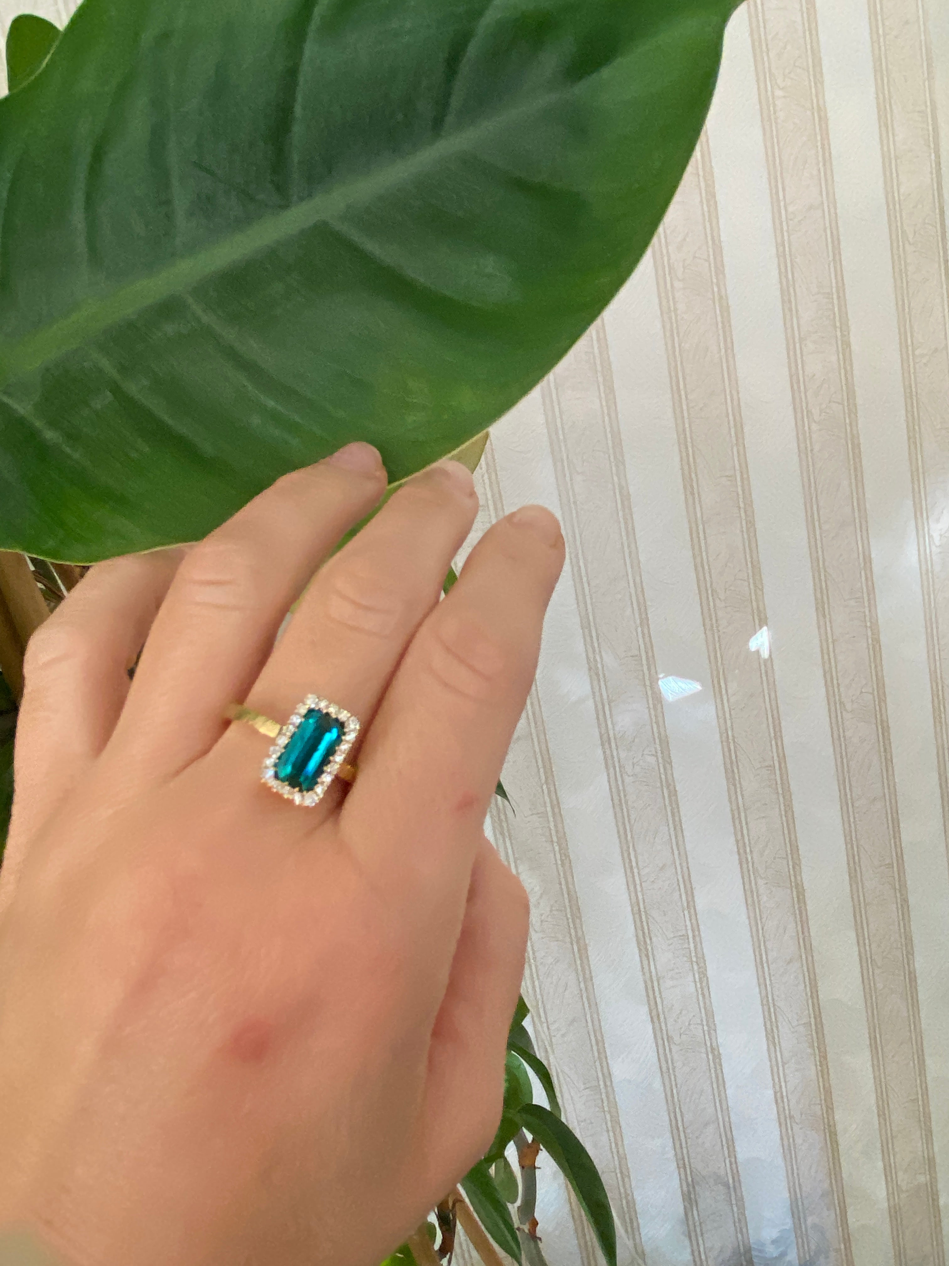 Aqua Serenade Ring