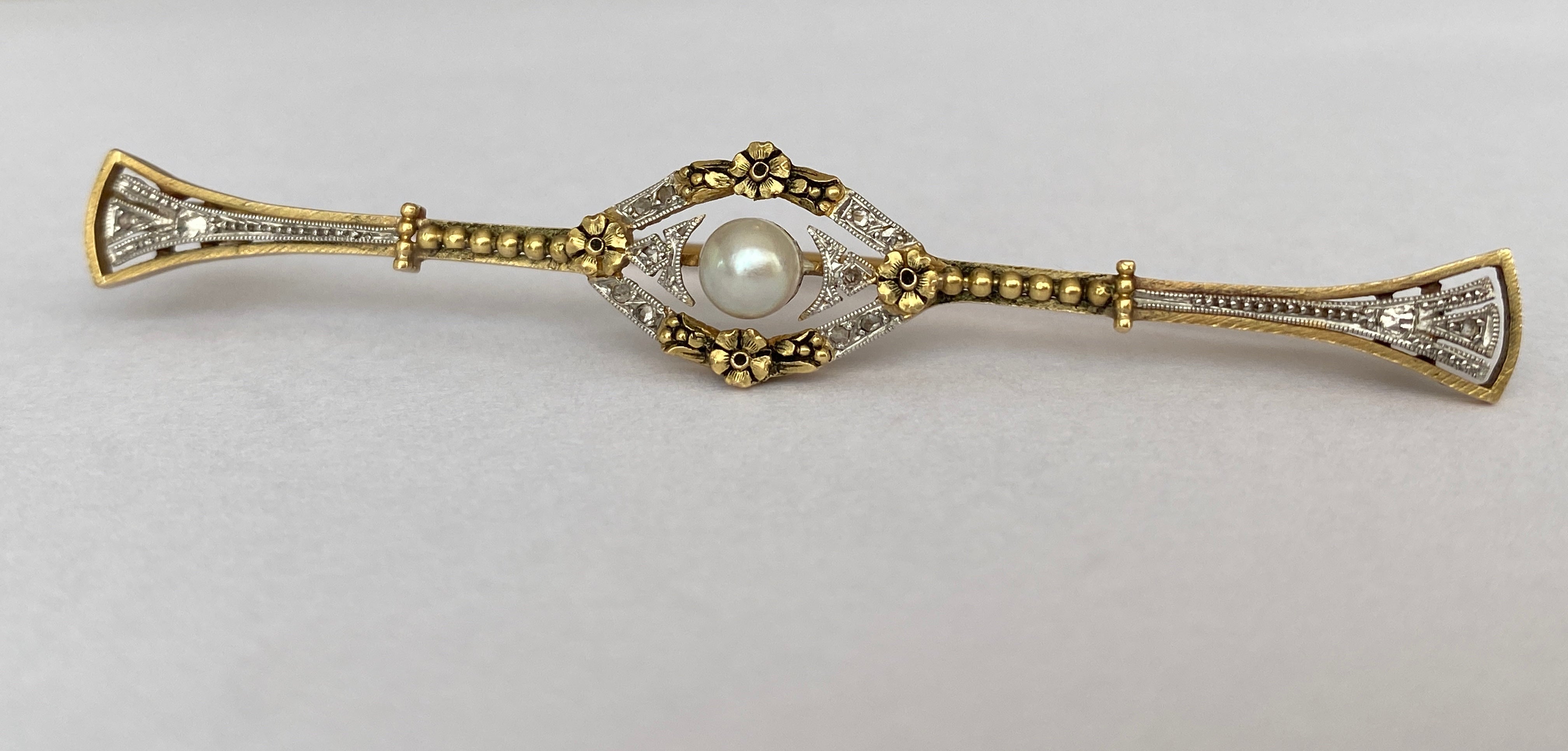 Antique French 18k Solid Gold 