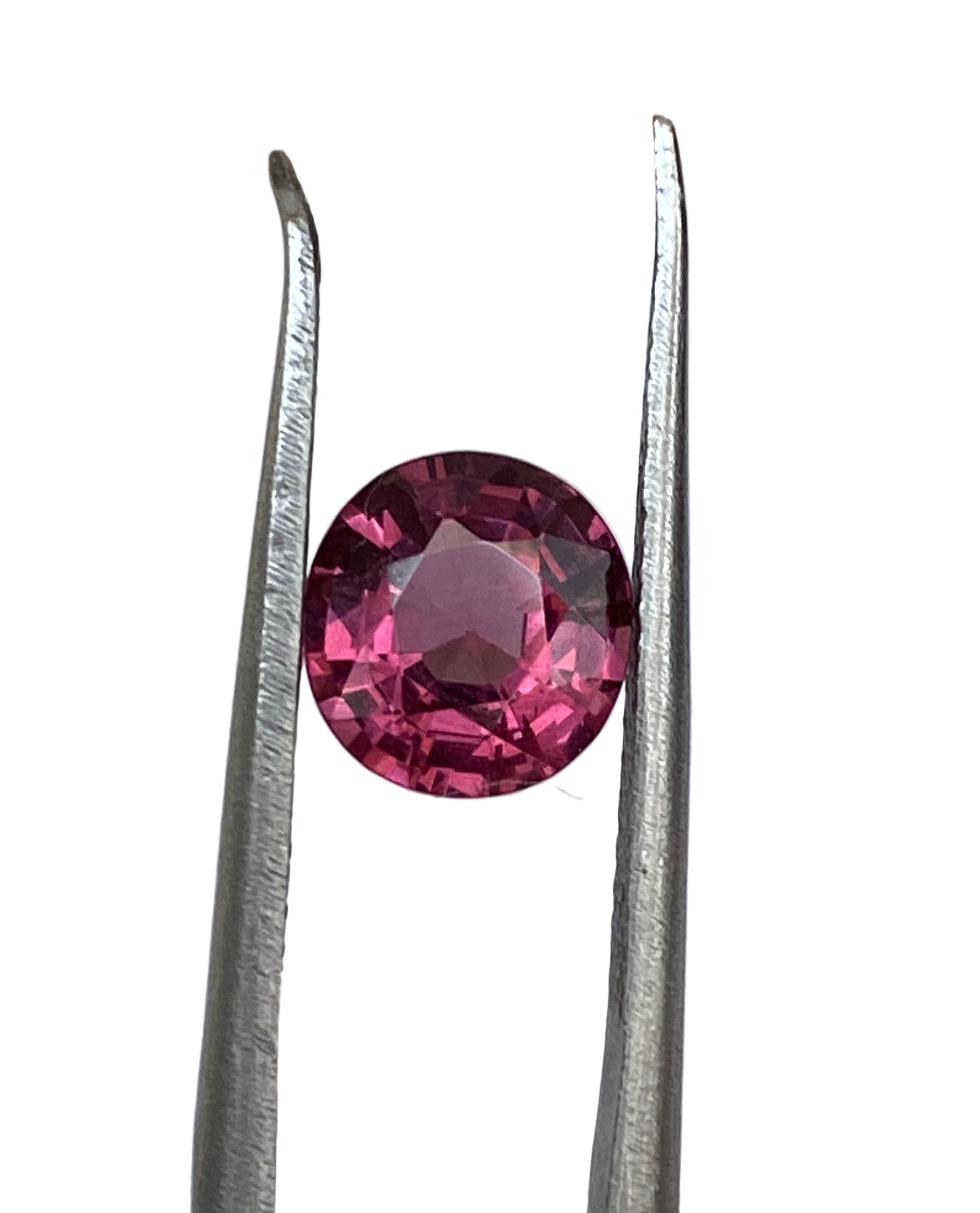 ALGT Certified 1.14 carat oval mixed cut Vivid/Deep Pink SpinelGem