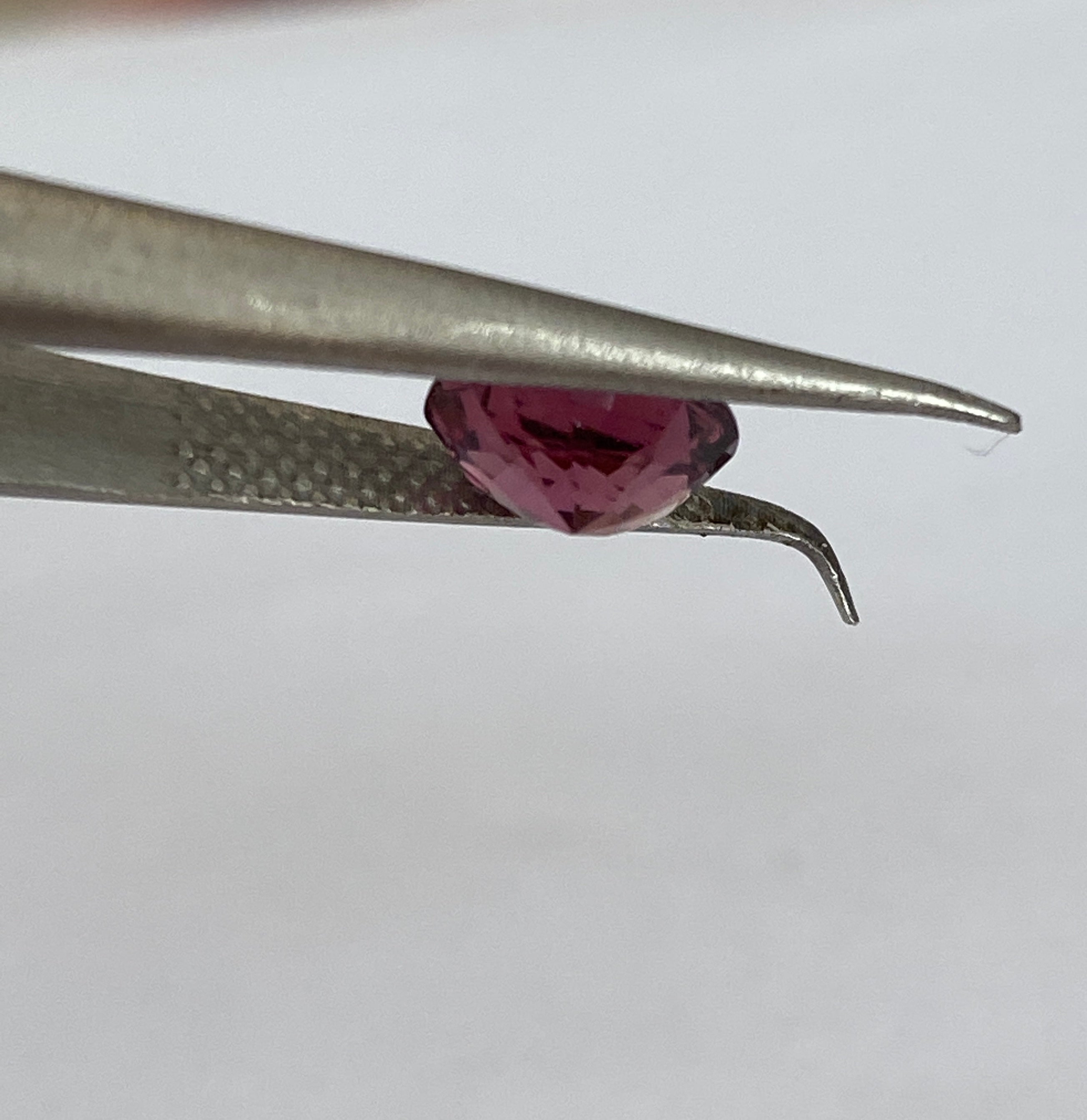 ALGT Certified 1.14 carat oval mixed cut Vivid/Deep Pink SpinelGem