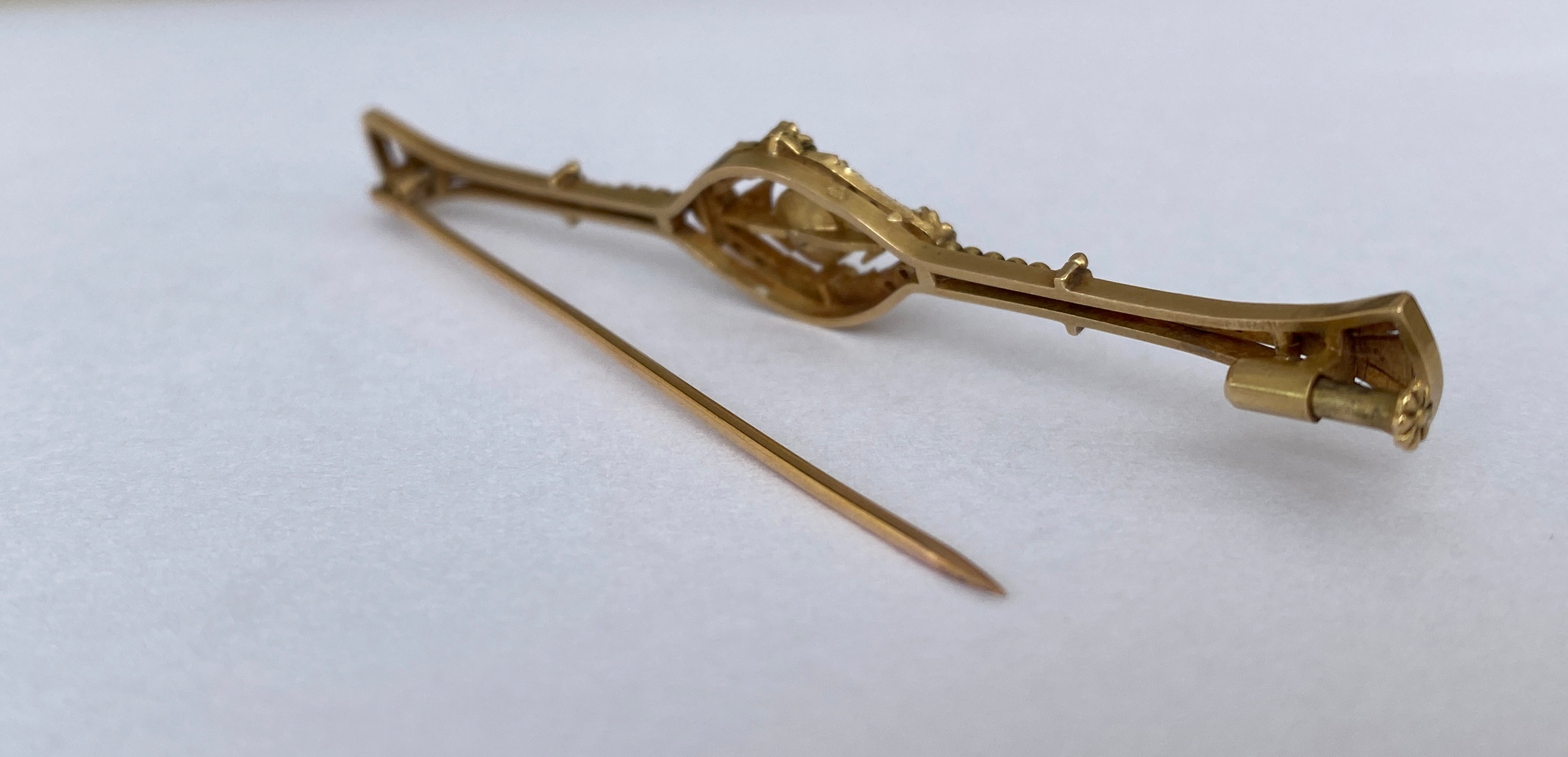 Antique French 18k Solid Gold 