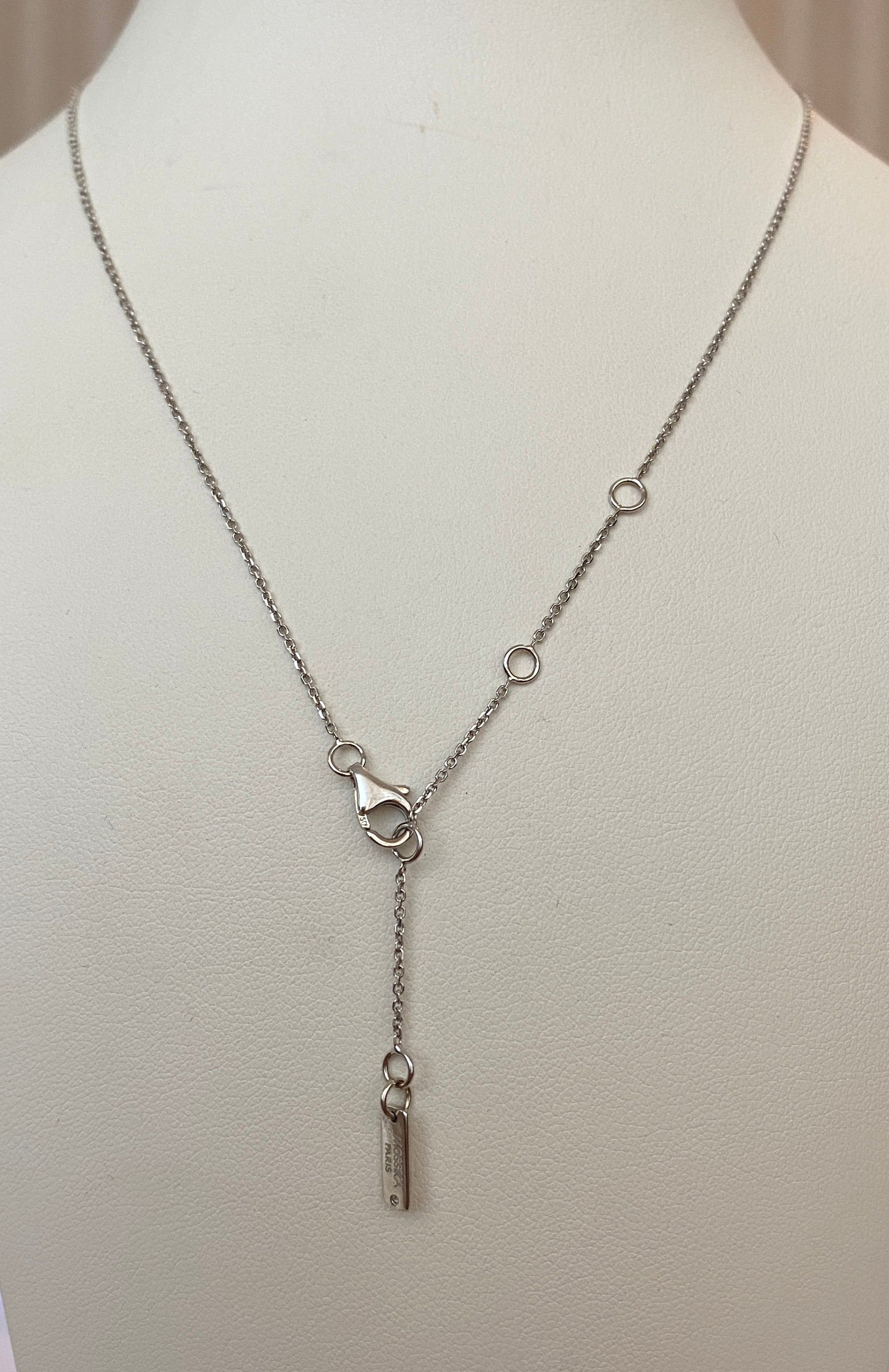 Messika Paris Butterfly 18 kt White gold and diamond necklace