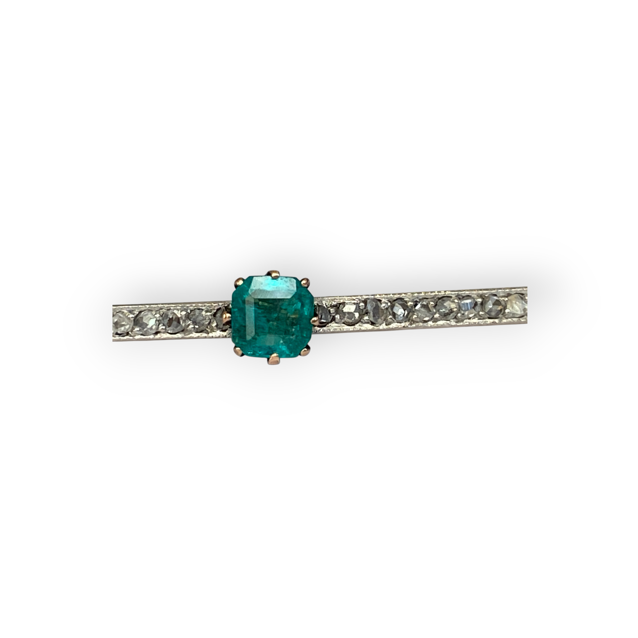 Emerald Radiance Brooch