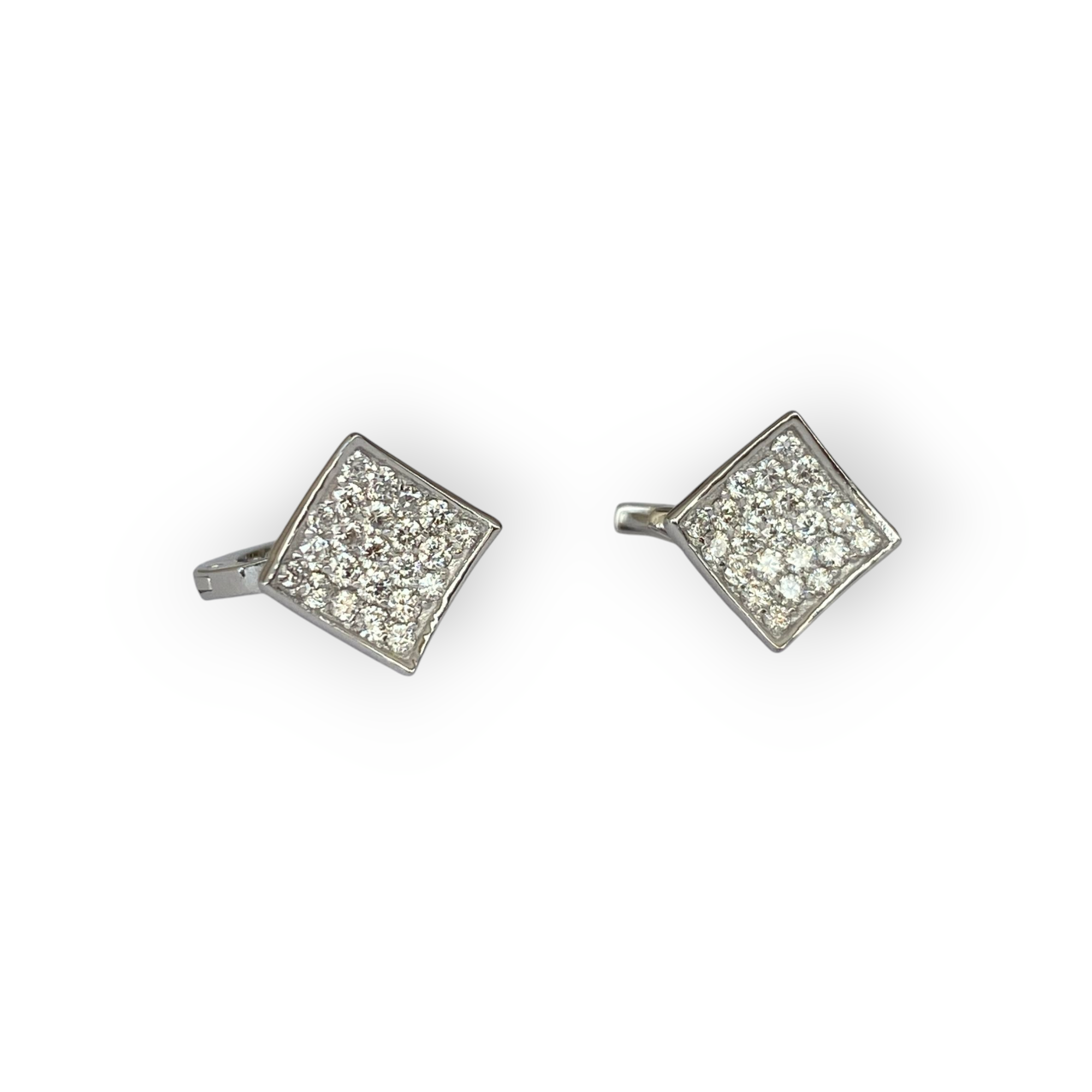 Elegant 18K Gold  Diamond Earrings