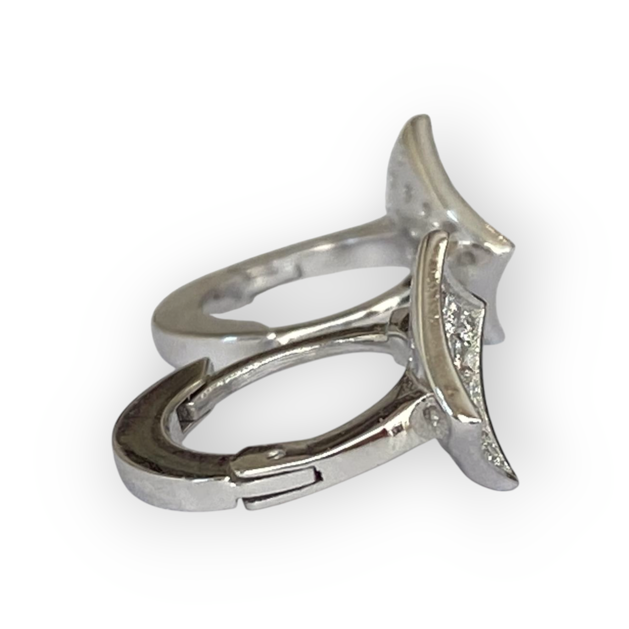 Elegant 18K Gold  Diamond Earrings