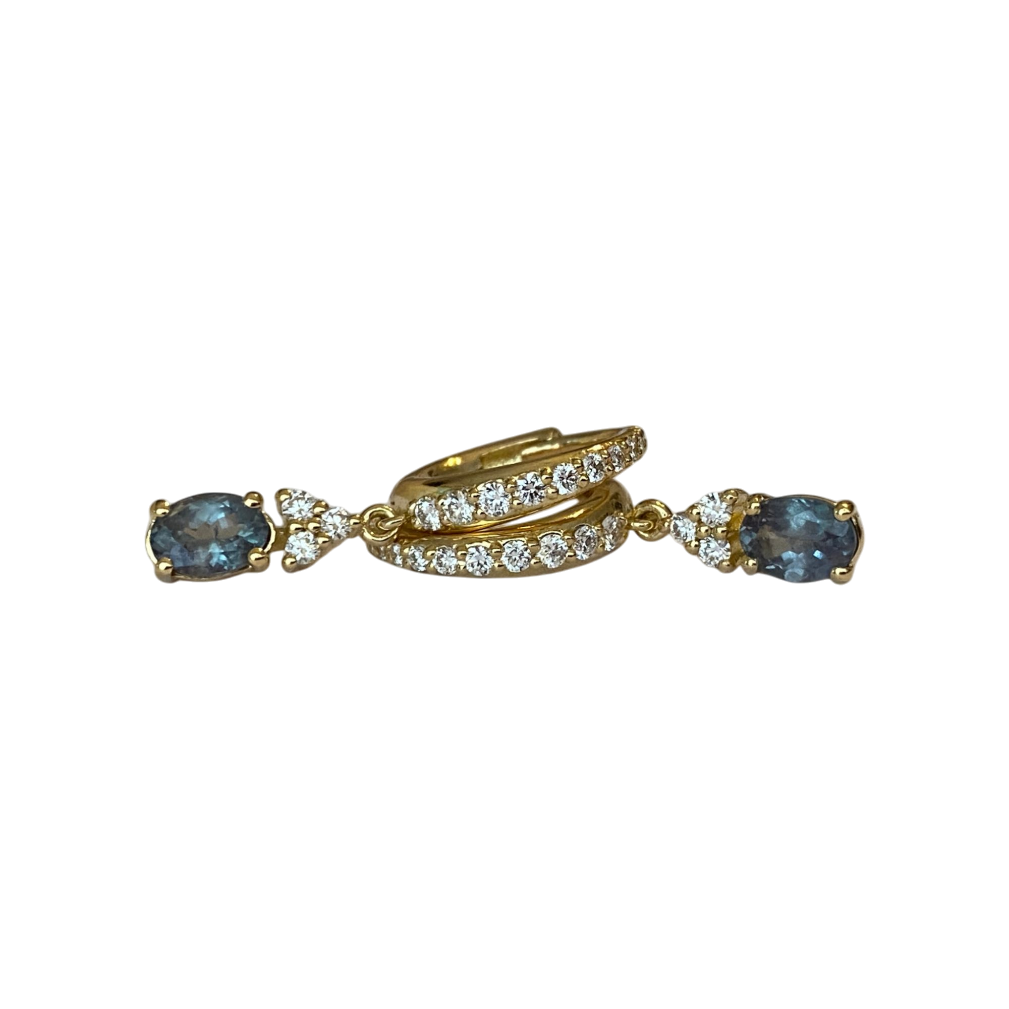 Aurora Natural Alexandrite Earrings
