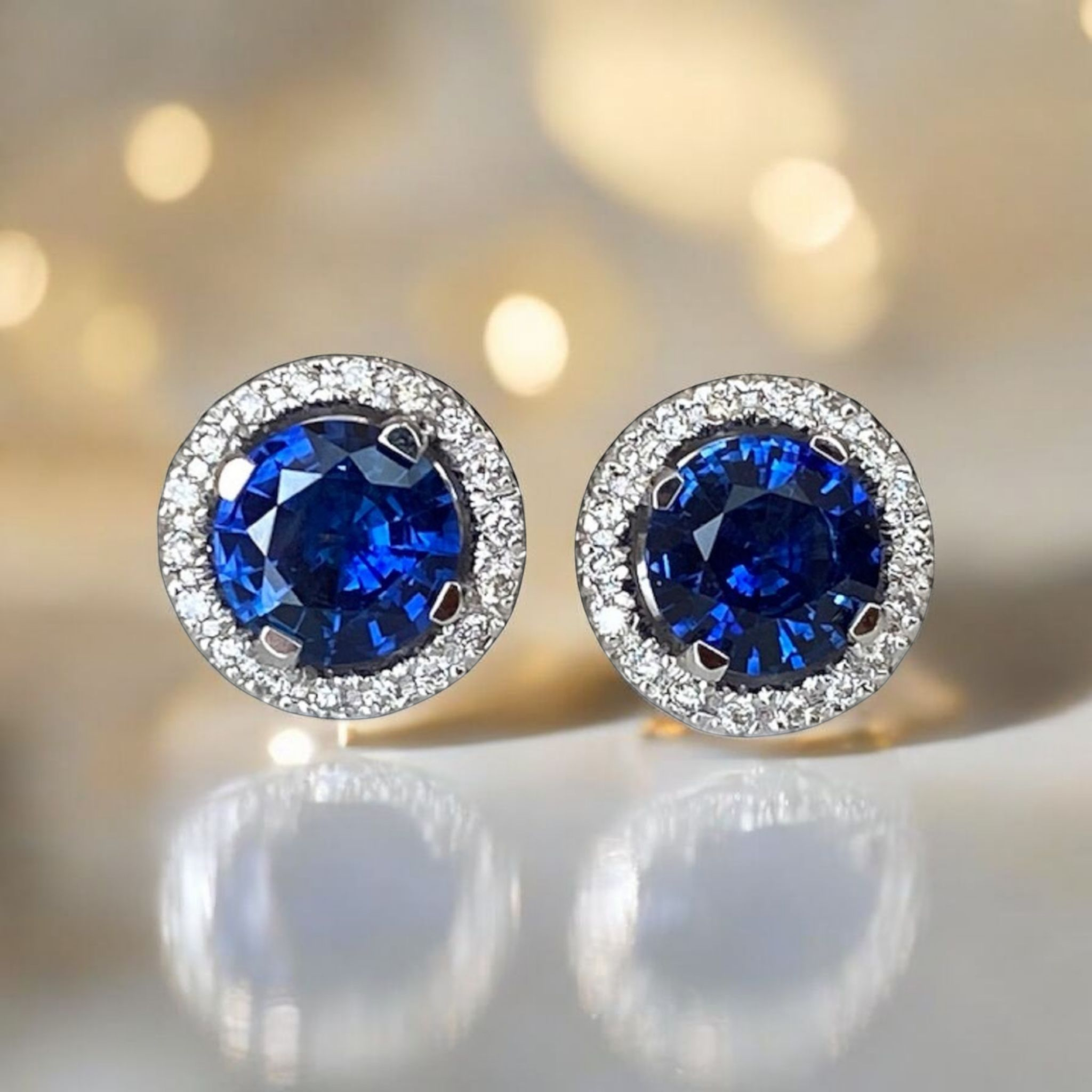 Celestial Sapphire Studs