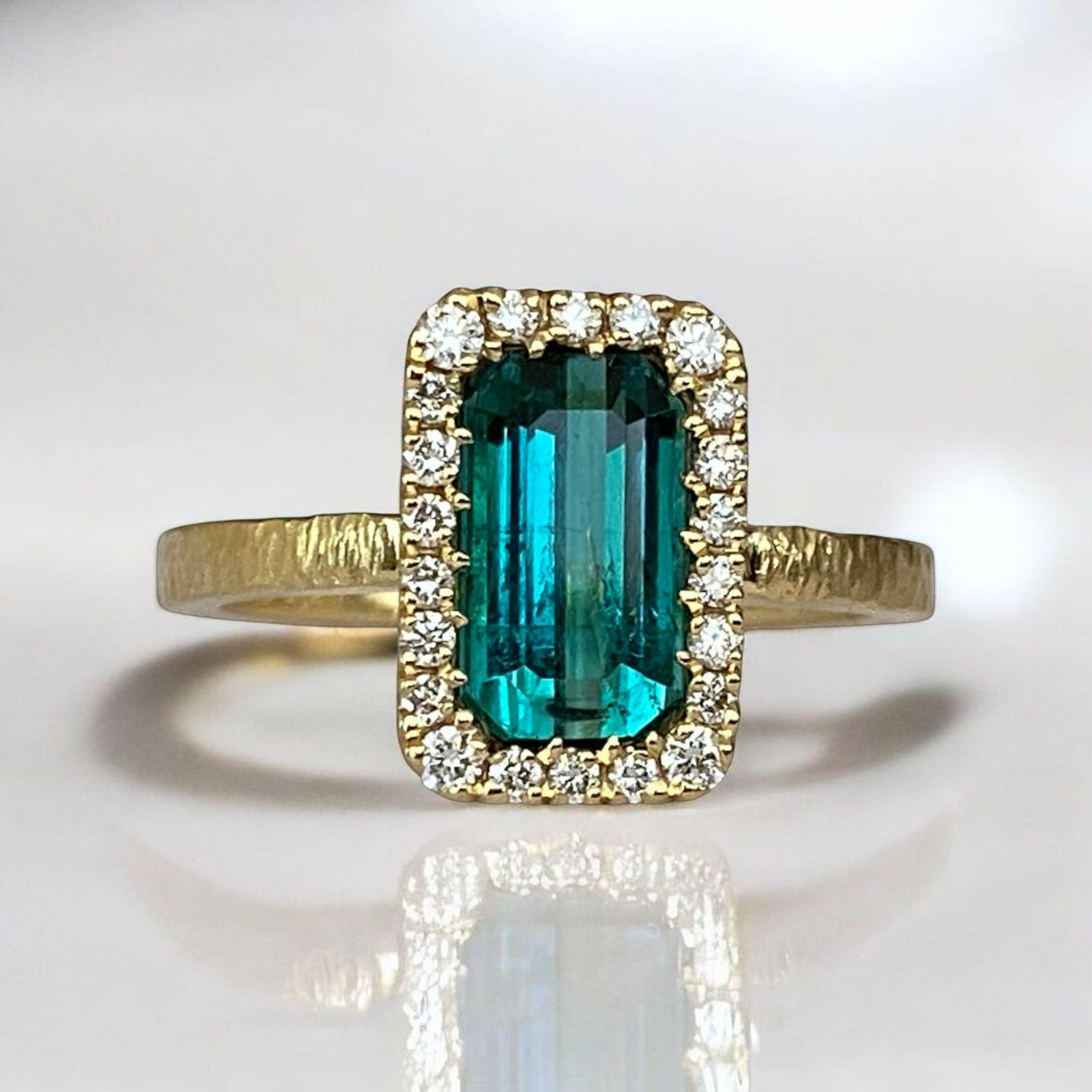 Aqua Serenade Ring